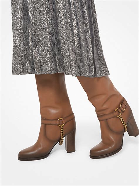 michael kors boits short|Michael Kors burnished boots.